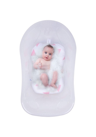 Sevi Bebe Cozy Banyo Minderi Art-69 Pembe Üçgen