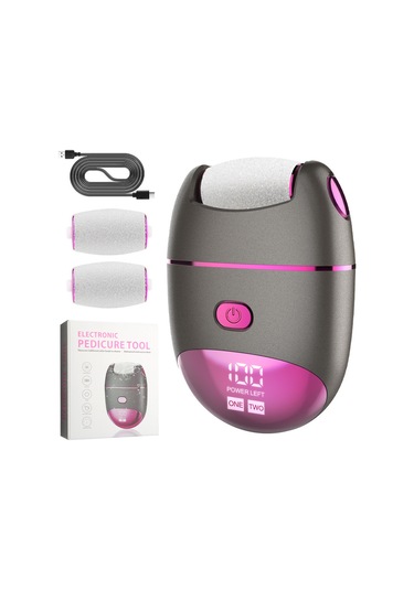 Moveevo Elektrikli Ayak Öğütücü Elektronik Ölü Deri Temizleme Ayak Bakım Aletleri Tırnak Sanatı Cilt Pürüzsüz Ayak