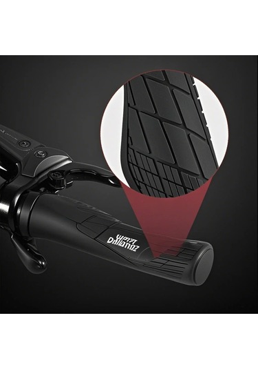 Jeemson Mountain Bisiklet El Tutan Kolu Kapağı - Kaymazsız Silikon, Kilitleme Özelliği, Tpe+tpu Kombinasyonu, Mor, 1 Çift Set