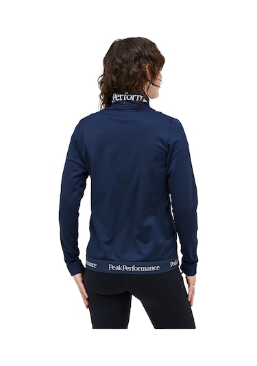 Peak Performance Peak Performance Kadın Fleece Polar Rider Tech Lacivert Fermuarlı Mavi Lacivert