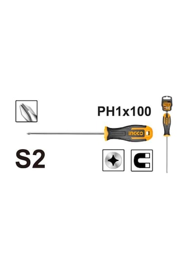 Ingco Hs68Ph1100 Mıknatıslı Yıldız Tornavida Ph1*100