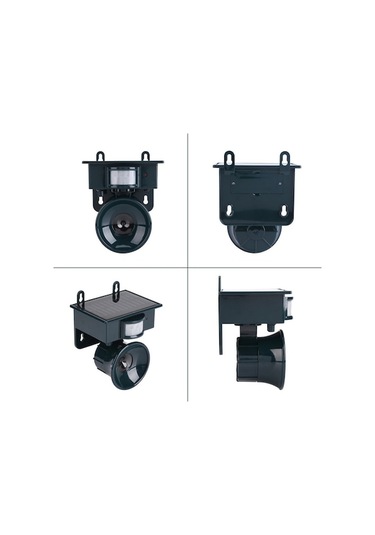 Maoyaya Dış Mekan Yağmur Geçirmez Otomatik Kuş Kovucu Güneş Enerjili Kuş Korkutucu