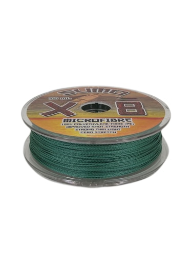 Effe Sumo X8 Ip Misina 100M Polietilen Microfiber Ip Misina Yeşil