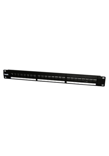 Beek BN-PP-M24S 24 Port Boş Patch Panel Zırhlı/Ekran