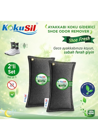 Kokusil Ayakkabı Koku Giderici Shoe Fresh 2li Set
