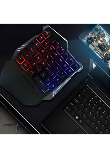 Microcase 35 Tuşlu Rgb Işıklı Kablolu Gaming Oyuncu Klavyesi - Al5728