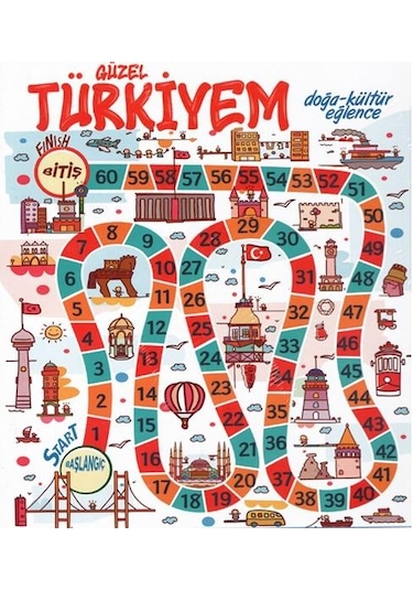 Ca Games Güzel Türkiyem Çocuklar İçin Eğitici ve Öğretici Kutu Oyunu