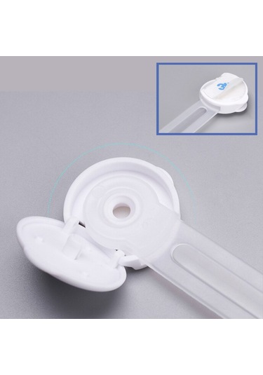 Bebek Ve Çocuklar İçin Dolap Çekmece Emniyet Güvenlik Kilidi 5256 Çok Renkli