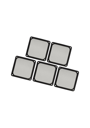 Yuntech01 5 Adet 12cmx12cm Bilgisayar Kasası Soğutma Toz Filtresi - Yumuşak Manyetik Nylon Çerçeve - Fan Ve Güç Kaynağı Havalandırma Açıklarını Korur - Siyah
