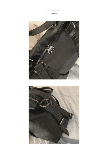 Luckydog Yeni Kore Rahat Çanta, Siyah, Büyük Kapasiteli Messenger Çanta Spor Çantası Siyah