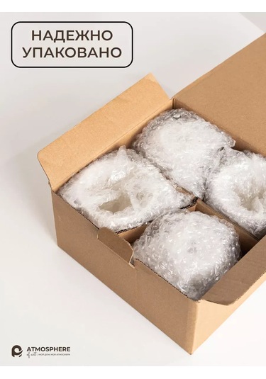 Atmosphere Of Art Ridge Porselen Fincan Seti, 350 Ml, 4 Parç 362430733 Beyaz