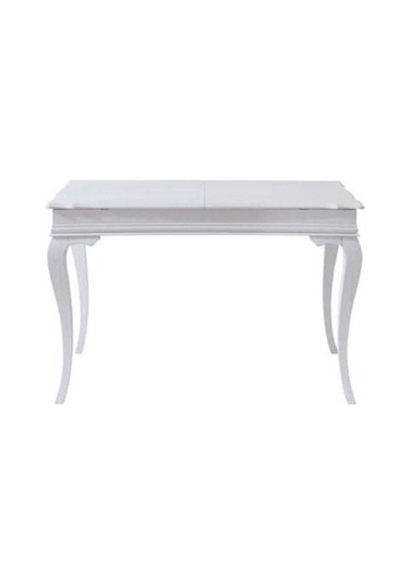 Rustik Açılır Yemek Masası 80x120 Beyaz