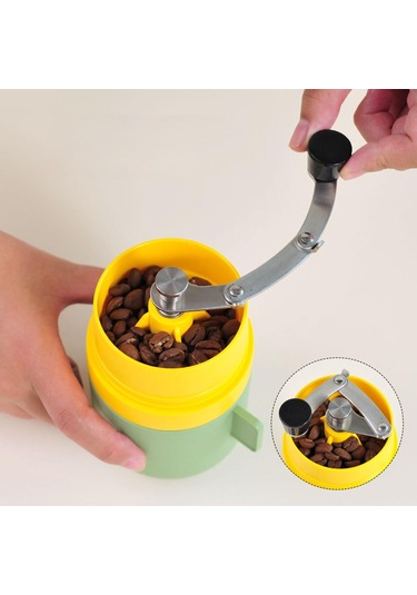 Suntek Manuel Kahve Öğütücü Seramik Çapak Seyahat Çalışma Için Kahve Öğütme Aracı