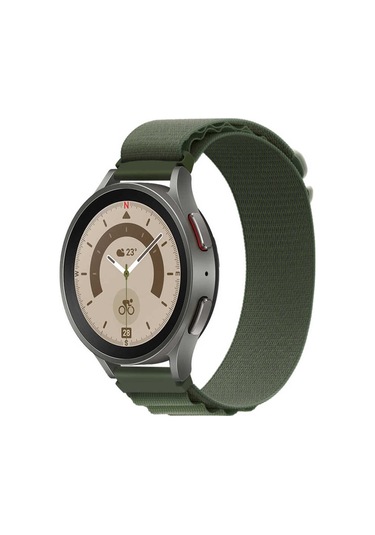 Huawei Gt2 46mm Uyumlu Krd-74 22mm Hasır Frm Kordon Beyaz