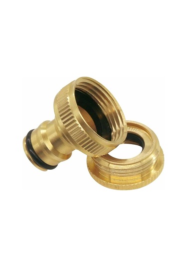 2'li Pirinç Bahçe Hortumu Musluk Bağlantısı, 1/2 Ve 3/4 Dişi Diğer