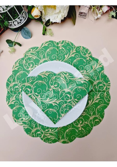 Love Land Kağıt Parti Mendilleri Yeşil 33x33 Cm 12 Adet 234569885 Yeşil