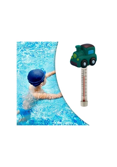 Suntek Yüzer Havuz Termometresi Jakuzi Akvaryumlar Tren-şekli