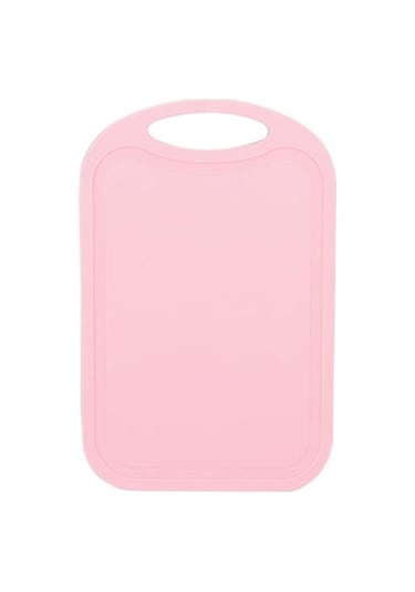 Açık Pembe Kaymaz Plastik Kesme Tahtası Gıda Meyve Doğrama Blok Mat Mutfak Aşçı Kaynağı