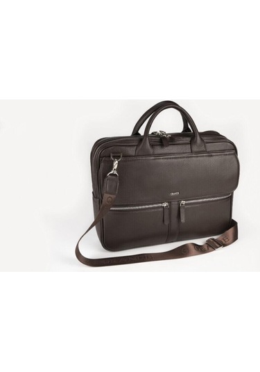 %100 Hakiki Deri Kahverengi Laptop Ve Evrak Çantası Grd6871-126832 Siyah