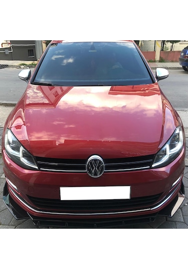 Vw Passat B7 2010-2014 Brabus Ön Lip 3 Parça Ön Ek Piona Black