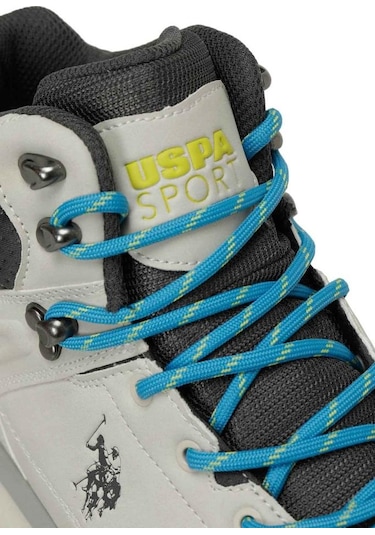 U.s. Polo Assn. Henry 4pr 101812292 Erkek Su Geçirmez Outdoor Bot Kırık Beyaz Gri Mavi 40-45 Gri