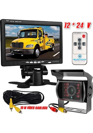 7 İNÇ NAVİGOLD MONİTÖR + PARK KAMERA SETİ ( 12 * 24 VOLT UYUMLU )