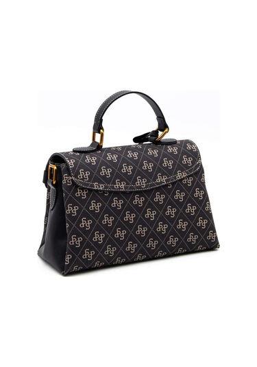 Silver Polo 3 Bölmeli Kadın El Çantası 1159 M178 45430 Füme Mat Siyah 45430 Füme Mat Siyah Çok Renkli