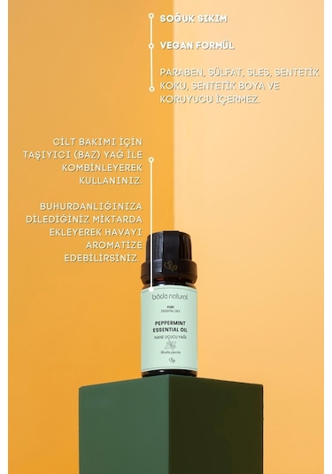 Bade Natural Nane Uçucu Yağı 10 ML