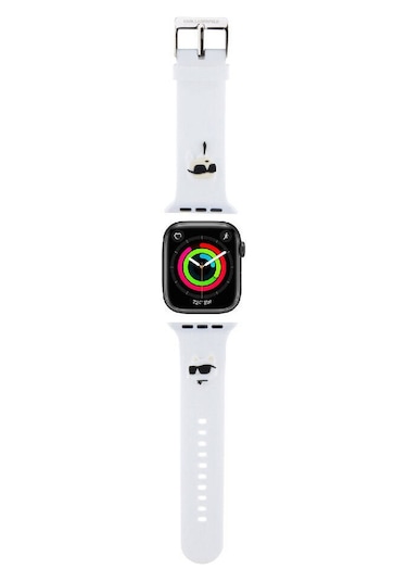 Watch 7 41mm Uyumlu Kordon  Lisanslı Ikonik Karl & Choupette Logolu Strap