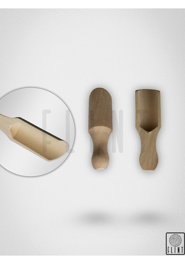 Gürgen El Yapımı Tahta Ahşap Kahve Baharat Bal Kaşığı 8,5cm 6'lı