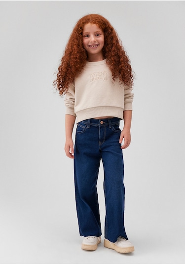 Çocuk Mavi - Lori 90s Koyu Mavi Jean Pantolon 7010036-88225 Mavi