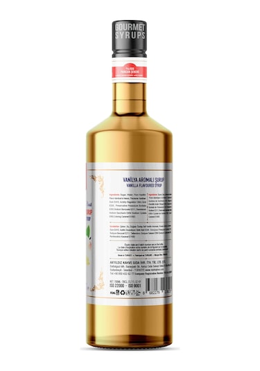Nish Vanilya Aromalı Şurup 700 Ml - Pet Şişe