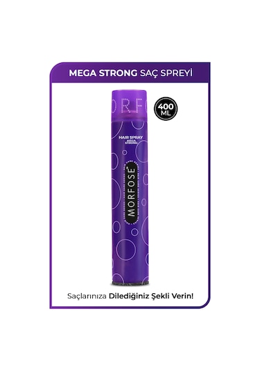 Morfose Mega Strong Saç Spreyi 400 ML