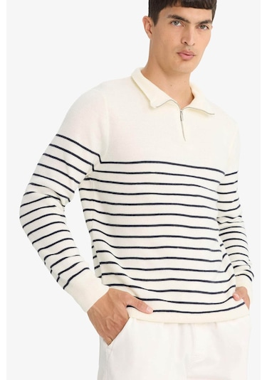 Defacto Ekru Erkek Kazak F1522ax/er140 Ekru