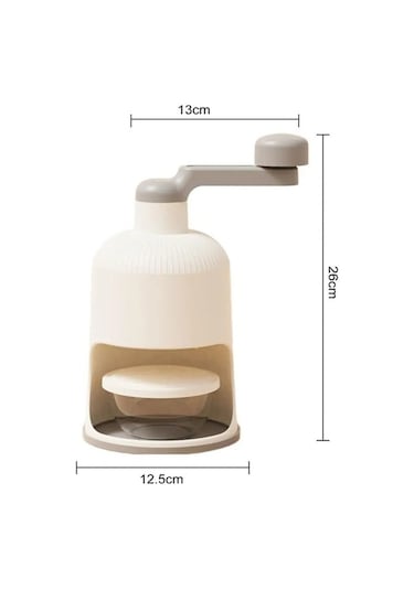 Wondernest Paslanmaz Manuel Makine Kırıcı Jialan Çelik Buz Buz Bıçaklar Beyaz Qz Beyaz