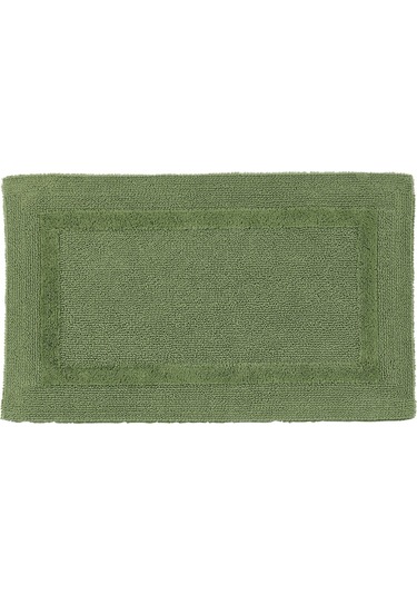 Reversible Banyo Paspası, %100 Mısırlı Pamuk Haki