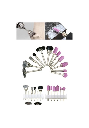 Kalıpcı Mini Taşlama Zımpara Seti Gravür Seti Matkap Ucu Parlatma Parlatıcı Başlıklar Ahşap Oyma