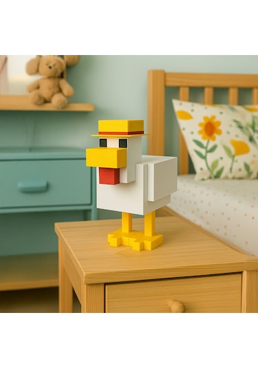 Piksel Sanat Tavuk Figürü
