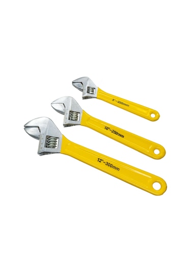 6013 Kurbağacık Anahtar Seti 8"-10"-12" 3 Parça