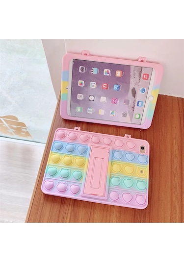 Novstrap İpad Mini 7 A17 Pro İpad Mini 6 A15 İle Uyumlu Kılıf Popit Tablet Kılıfı Askılı Standlı Standlı Kapak