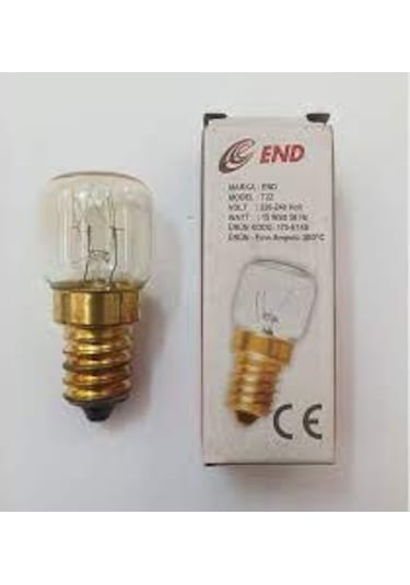 End Fırın Ampulü 15 Watt E14 Duy 300'' Sıcaklığa Dayanıklı