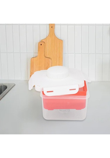 Suntek Ev Mutfak İçin Tofu Tofu Süzgeç 15.5 x 13.5 x 13.5 CM