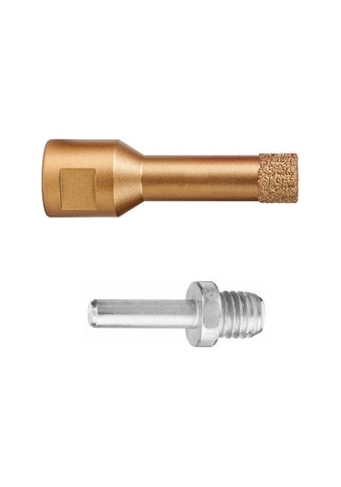 22 Mm Granit Mermer Seramik Delme Panç Spiral ve Matkap Aparatlı