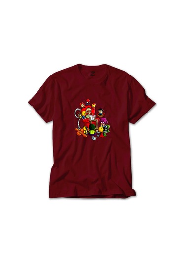 Marvel Stan Lee Story Kırmızı Tişört Kırmızı