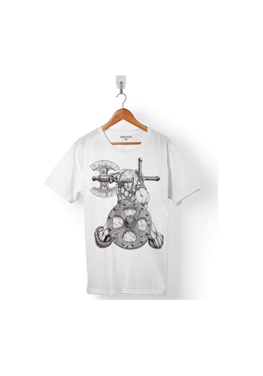 He Man Vıkıngs Heman Vikingler Balta Erkek Tişört 001