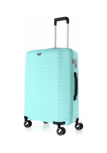 Ultra Dayanıklı 3'lü Set Valiz & Bavul Mavi-1391 Mavi