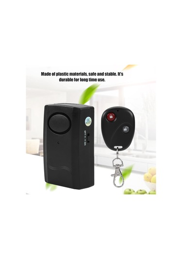 120db Güvenlik Uzaktan Kumandalı Kablosuz Titreşim Alarm Monitör Dedektörü
