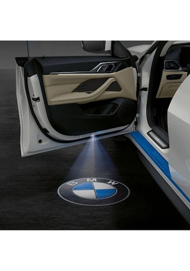 Bmw X5 E70 2007 2013 Uyumlu Kapı Altı Led Aydınlatma Araca Özel 3 Boyutlu Logo Lazer Işık 2li Set