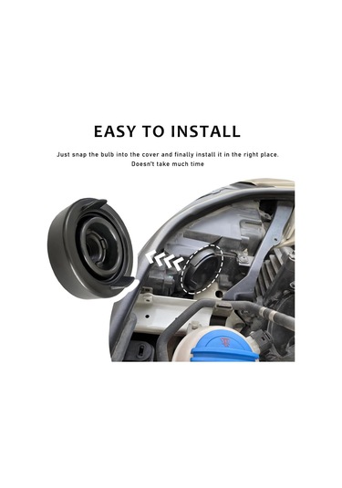 Xiyyadms Araç Farı Gümüşsü Koruma Kapağı 2 Adet - Su Ve Toz Engeli, Geniş Uyumlu, H4 Ve 8cm Çaplı Farlar İçin, Kolay Kurulum