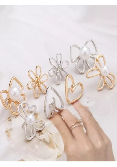 Olfil Broş-mini Kalp Işıltı Minimalizm 210698582 Gri